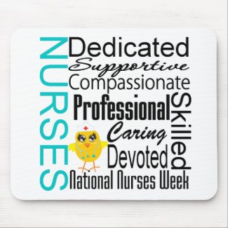 Nurses Recognition Collage - National Nurses Week mousepad