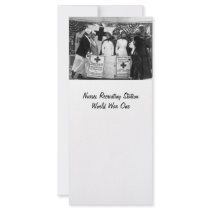 Nurses Recruiting Station World War One Customized Rack Card