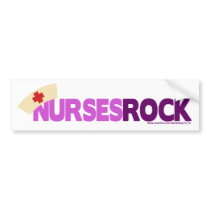 Nurses Rock bumper stickers