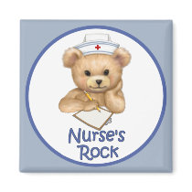 Nurse's Rock Fridge Magnets