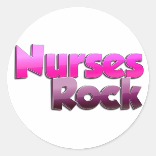 Nurses Rock Sticker Zazzle