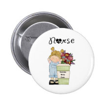 Nurses Serving With Care Buttons
