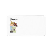 Nurses Serving With Care Personalized Address Label