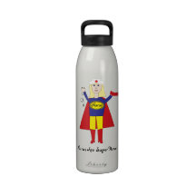 Nurses Super Heroes (Blonde) Liberty Bottle Reusable Water Bottle