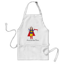 Nurses Super Heroes (Brunette) Apron