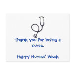 Nurses' Week postcard Nurses' Week postcard