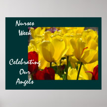 Nurses Week poster Celebrating Our Angels Nursing