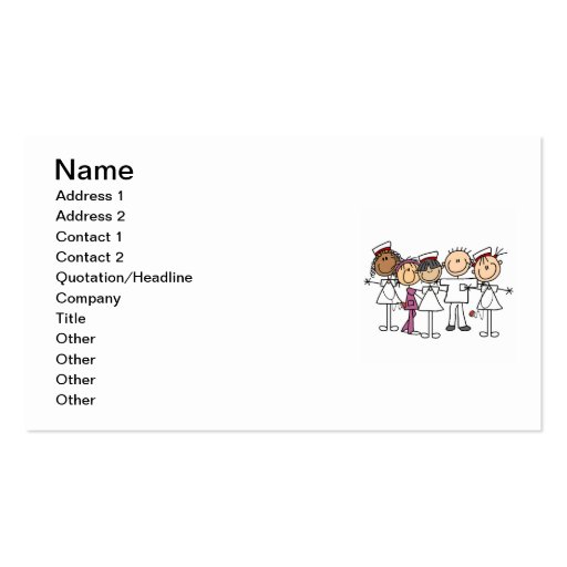 Nurses Week T-shirts and Gifts Business Card