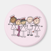 Nurses Week T-shirts and Gifts Fridge Magnets