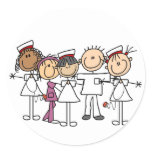 Nurses Week T-shirts and Gifts Round Sticker
