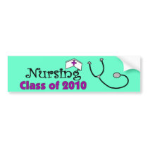 Nursing 2010 Class Bumper Sticker bumper stickers by gailg1957 Nursing 2010 Class Bumper Sticker bumper stickers