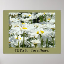 Nursing art prints I'll Fix It. I'm a Nurse poster