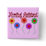 Nursing Assistant Gifts--Floral Design Pin