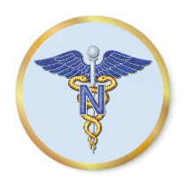 Nursing Caduceus magnets