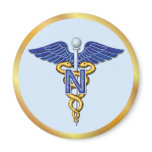 Nursing Caduceus magnets