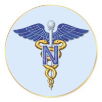 Nursing Caduceus stickers by Spice Nursing Caduceus stickers