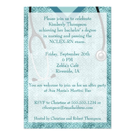 Nursing Graduation Invitation