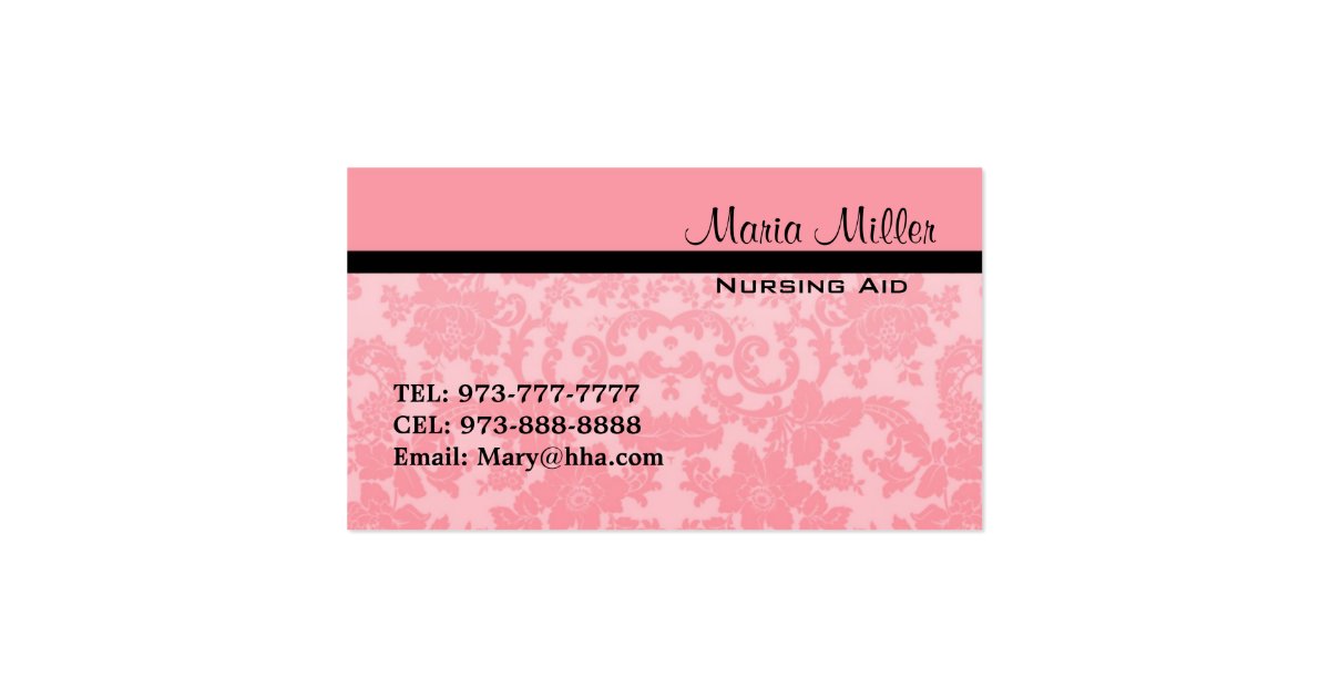 Nursing Home Business Cards 