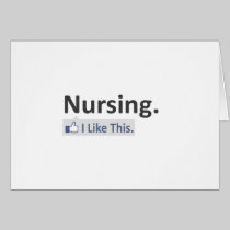 Nursing...I Like This Card
