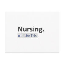 Nursing...I Like This Postcard