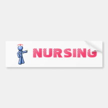 Nursing Icon Animation Bumper Stickers