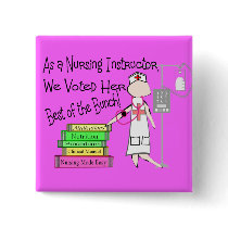 NURSING INSTRUCTOR Gifts buttons