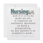 Nursing is an Art Graduation Announcement