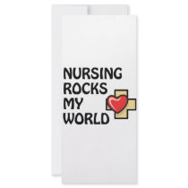 NURSING ROCKS MY WORLD rack cards by occupationalgifts NURSING ROCKS MY WORLD rack cards