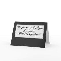 Nursing School Graduation cards