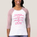 Ladies 3/4 Sleeve Raglan (Fitted)