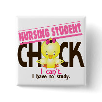 Nursing Student Chick 1 Buttons