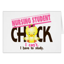 Nursing Student Chick 1 Cards