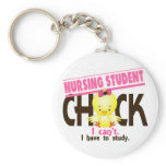 Nursing Student Chick 1 Keychains