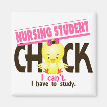 Nursing Student Chick 1 Refrigerator Magnets