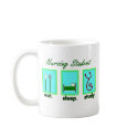 nursing student eat sleep study mugs by gailg1957 nursing student eat sleep study mugs