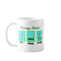 nursing student eat sleep study mugs by gailg1957 nursing student eat sleep study mugs