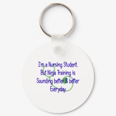 Nursing Student in Training Key Chain by gailg1957