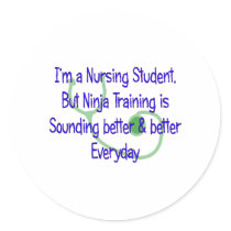 Nursing Student in Training stickers by gailg1957 Nursing Student in Training stickers