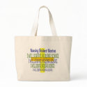 Nursing STUDENT MANTRA tote bag by gailg1957 Nursing STUDENT MANTRA tote bag