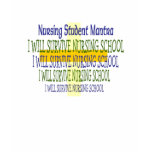Nursing STUDENT MANTRA t-shirts