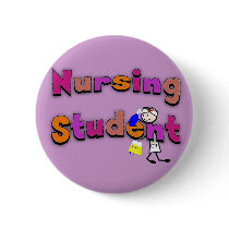 Nursing Student Watercolor Art Stick Person Nurse buttons by gailg1957 Nursing Student Watercolor Art Stick Person Nurse buttons
