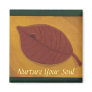 Nurture Your Soul Leaf magnet