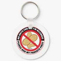 Nut Allergy keychains