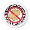 Nut Allergy magnets