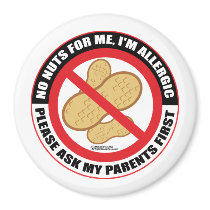 Nut Allergy magnets