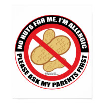 Nut Allergy posters by fightcancertees Nut Allergy posters