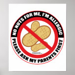 Nut Allergy posters