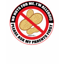 Nut Allergy t-shirts