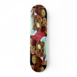 Nut and cherry muffins skateboard