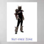 Nut-free Zone posters